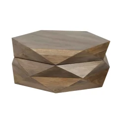 Table basse ronde avec rangement | Mango Mercana