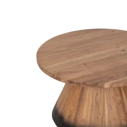 Table basse ronde bois 80 cm | Acacia Dimona