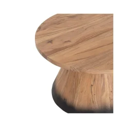 Table basse ronde bois 80 cm | Acacia Dimona