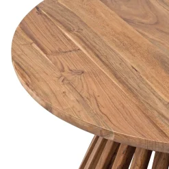 Table basse ronde bois massif | Acacia Kfir