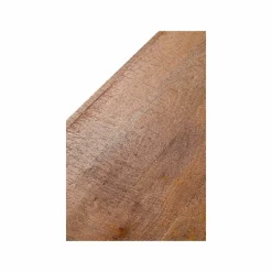 Table basse sculptée 1 tiroir, 1 niche en bois massif manguier - Sculture