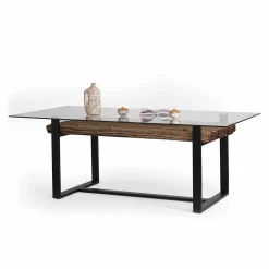 Table bois recyclé 200 cm | Bois recyclé Sufa