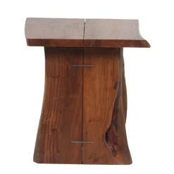 Table d'appoint a bord naturel | Acacia Sansur