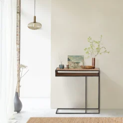 Table d'appoint en bois et métal | Mango Stockholm