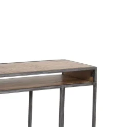 Table d'appoint en bois et métal | Mango Stockholm