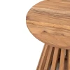 Table d'appoint ronde bois massif | Acacia Kfir