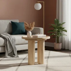 Table d'appoint ronde pour canapé | Mango Barloo