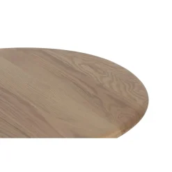Table d'appoint ronde pour canapé | Chêne Dalta