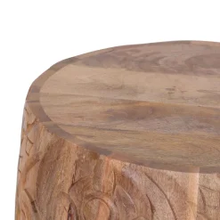 Table d'appoint sculptée | Mango Marudai