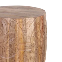 Table d'appoint sculptée | Mango Marudai