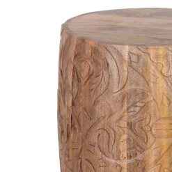 Table d'appoint sculptée | Mango Marudai
