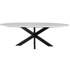 Table de repas Lexington ovaal 230 (blanc)