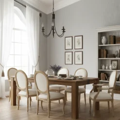 Table de repas rectangulaire 155 cm | Acacia Tatoo