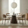 Table ronde 120x120 plateau marbre | Manguier Milan