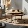 Tables basses rondes | Manguier Solaris