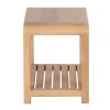 Tabouret avec etagere a lattes | Manguier Eruco