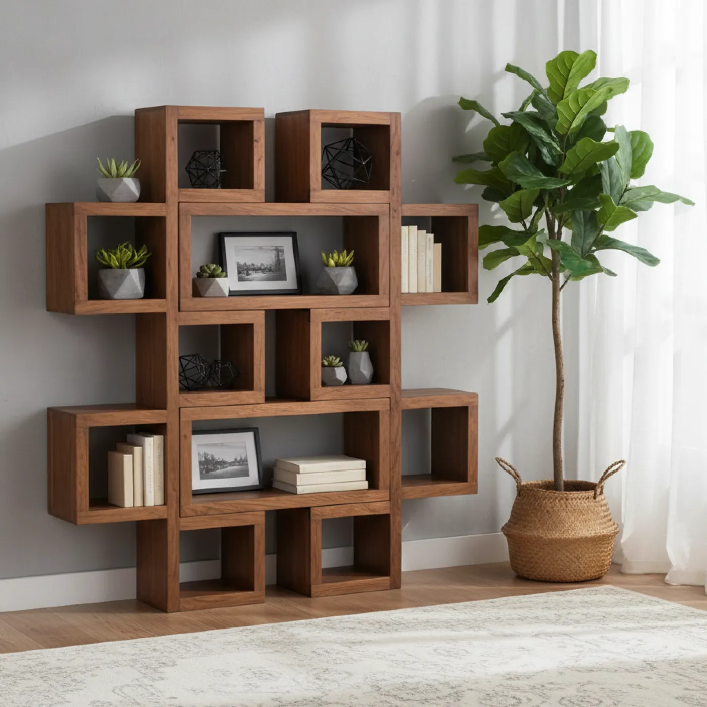 Étagère asymétrique | Acacia Greco III