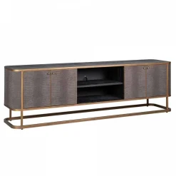 TV-dressoir Classio 4-deuren (brossé or)
