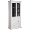Vitrine 2 portes 3 tiroirs | Pin Tradition