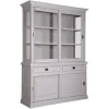 Vitrine 2x2 portes 2 tiroirs | Pin Charme