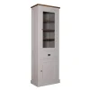 Vitrine 2x1 porte 1 tiroir - tourne à droite "Chêne et Pin Chic"