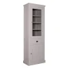 Vitrine 2x1 porte 1 tiroir - tourne à droite | Pin Chic