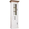 Vitrine 2x1 porte 2 tiroirs - tourne à gauche "Chêne et Pin Romance"