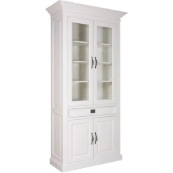 Vitrine 2x2 portes 1 tiroir "Romance"