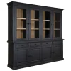 Vitrine 2x4 portes 4 tiroirs "Pin Provence"