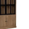 Vitrine 2x2 Portes bois massif en manguier – Scandinaves